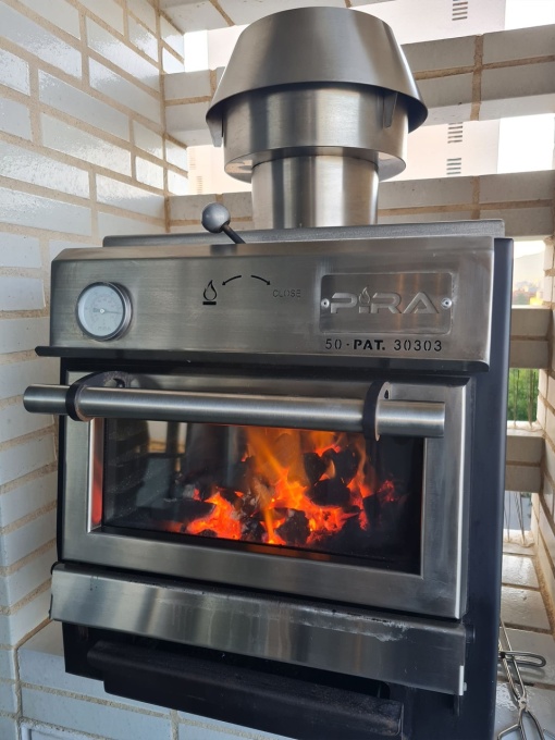 CUPTOR pe CĂRBUNI SERIA PRO HOME, PIRA LUX 50 (pentru interior) - Img 3