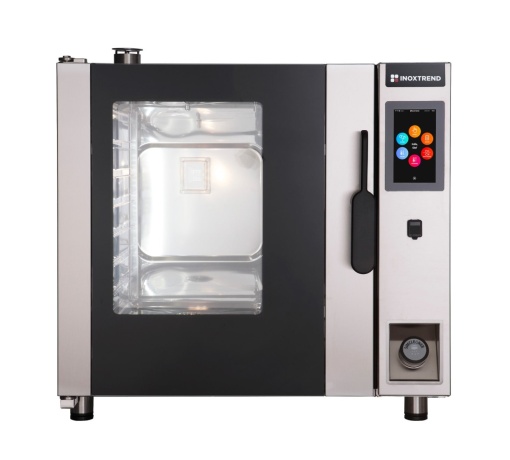 Cuptor pe gaz inteligent combisteamer cu injecție directă 7 tăvi GN1/1, Level-Up Inoxtrend - Img 10