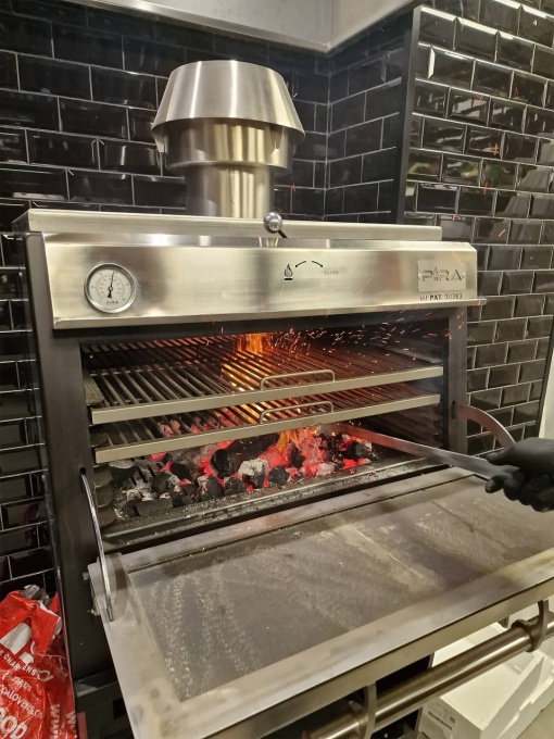Cuptor pentru Steak pe cărbuni, deschidere verticaă, Pira 80 Lux SD - Img 5