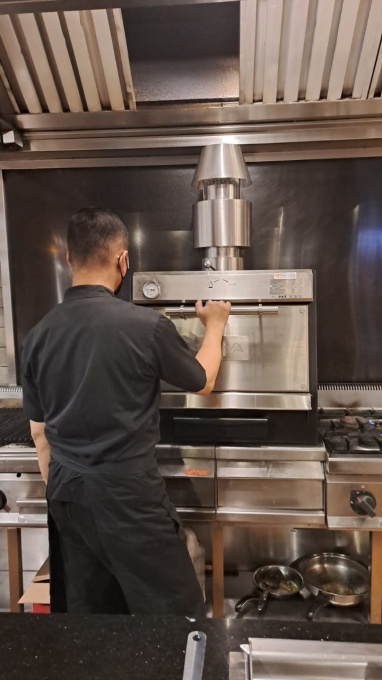 Cuptor pentru steak pe cărbuni, deschidere verticală, Pira 70 Lux SD - Img 6