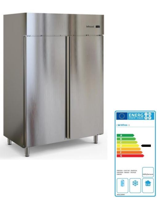 Dulap congelare din inox, 1280 litri, Infrico - Img 3