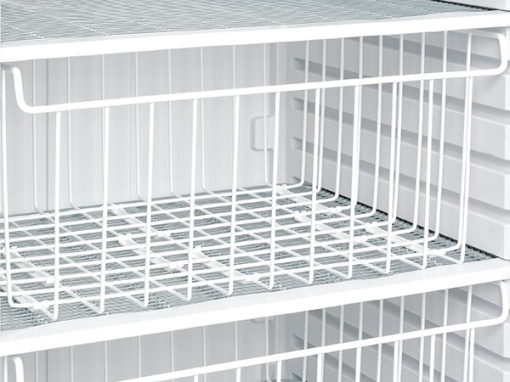 Dulap de congelare cu grilaje, răcire statică 348 L, Alb - Img 5