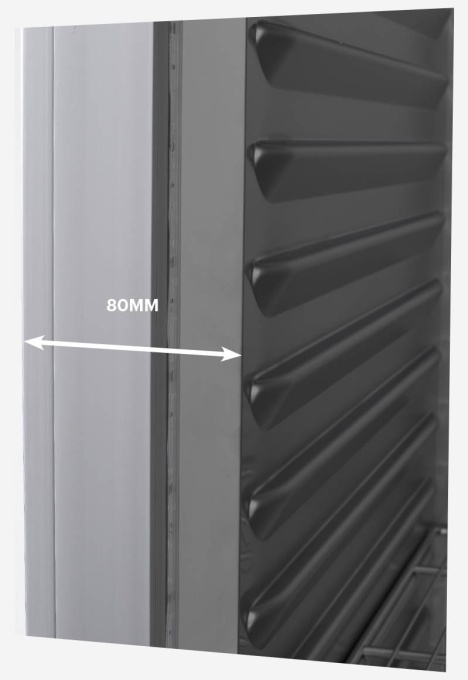 Dulap frigorific dublu din inox, Express 1400 litri, 48xGN 2/1 - Img 4