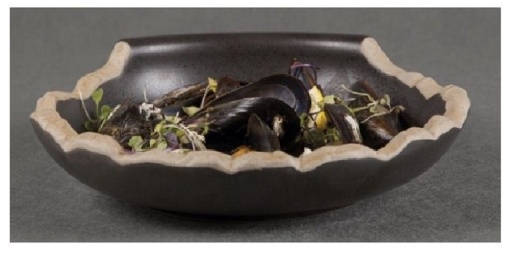 Farfurie neagră Fine Dining 12x3.5 cm, set de 6 bucăți, Sucro PuraSangre - Img 9