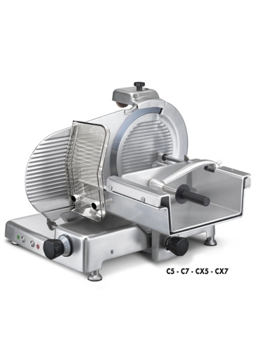 Feliator vertical cu tavă pentru carne, 370 mm Minerva Omega - Img 3
