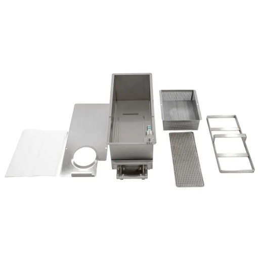 Friteuză electrică profesională cu filtrare 2x12 Litri, Casselin - Img 5