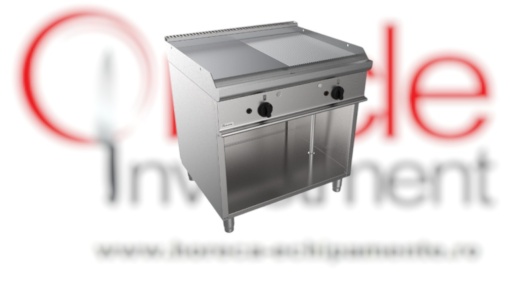 Fry top grill pe gaz cu suprafață netedă/striată, Casta