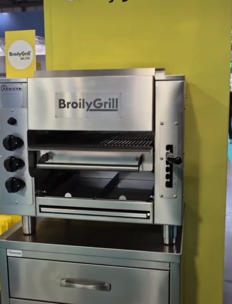 Grătar pentru steak, burger BroilyGrill pe gaz, Casta, 800x600/780x745 mm - Img 5