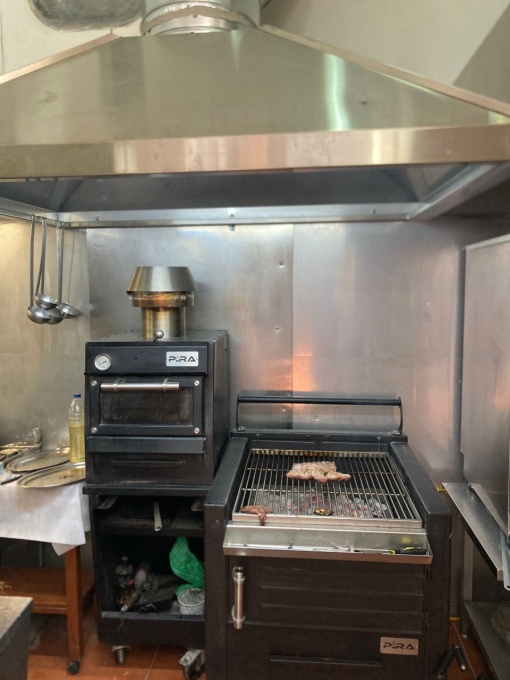 Grătar profesional Barbeque pentru Steak pe cărbuni, 800x820x930 mm - Img 8