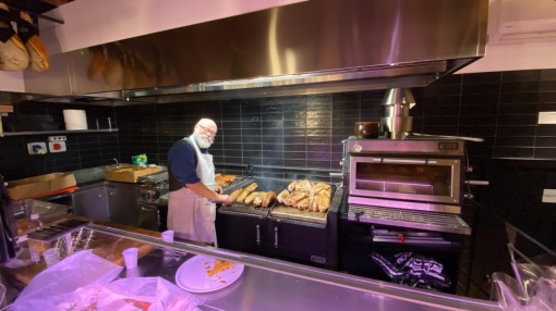 Grătar profesional Barbeque pentru Steak pe cărbuni, PIRA BBQ M120 - Img 13