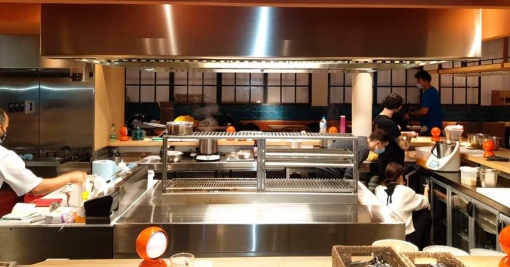 Grătar robata, shashlik sau frigărui, INOX 1570x410x780 mm - Img 4