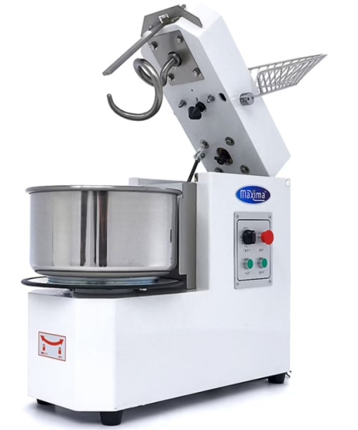 Malaxor Aluat 20 L - 12 kg Aluat, 2 viteze, bol detașabil, Alb, Maxima - Img 10