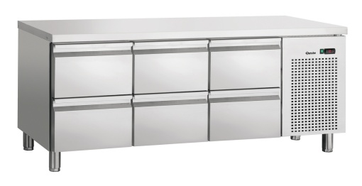 Masă frigorifică cu 6 sertare, 1792x700x850 mm - Img 3