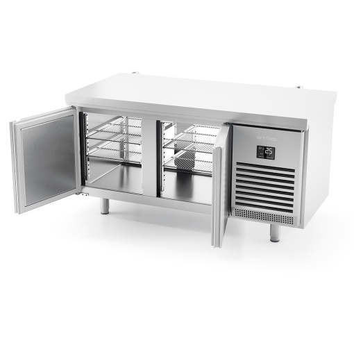 Masă frigorifică de patiserie 1618x800x850 mm, clasa A, Infrico - Img 3