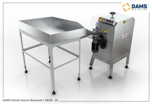 Mașină de feliat baghete, chifle cu masă alimentare, Dams Machine - Img 2