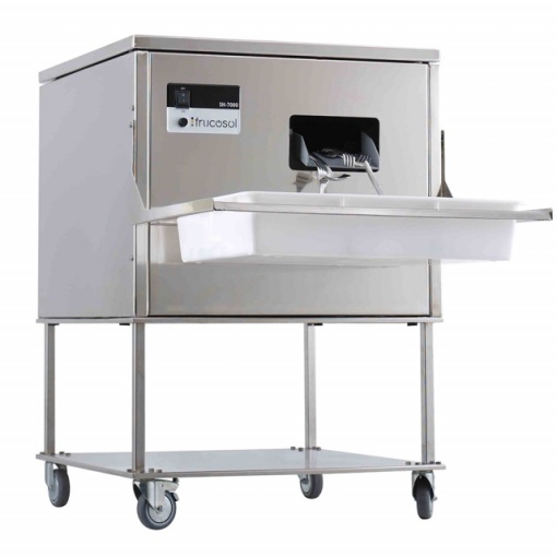 Mașină de lustruit și sterilizat tacâmuri 7000 buc/oră, FRUCOSOL SH7000 - Img 4