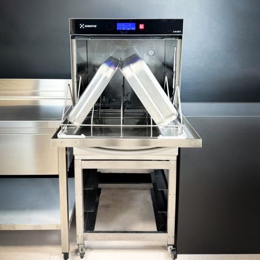 Mașină de spălat vase și pahare coș 50x60, comandă electronică 4 programe Krupps Italia - Img 4