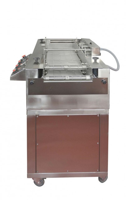 Mașină tip bandă pentru prăjire, friteuză blansare sau fierbere, electrică 440 mm - Img 3