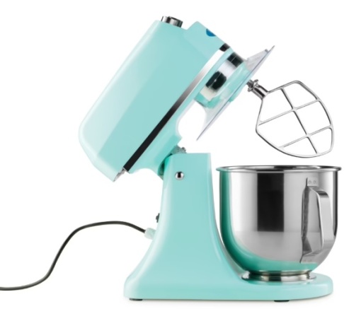 Mixer Albastru Turcoaz Profesional - 7 L - Până la 2 kg de Aluat, Maxima - Img 8