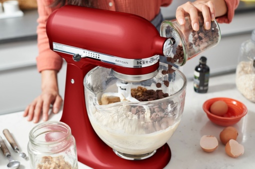 Mixer planetar Artisan KitchenAid, 4.8 Litri, roșu - Img 9