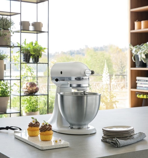 Mixer planetar KitchenAid Classic, alb 4.3 litri - Img 10