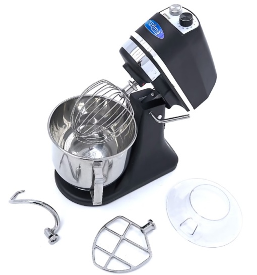 Mixer planetar Negru Profesional - 7 L - Până la 2 kg de Aluat, Maxima - Img 7