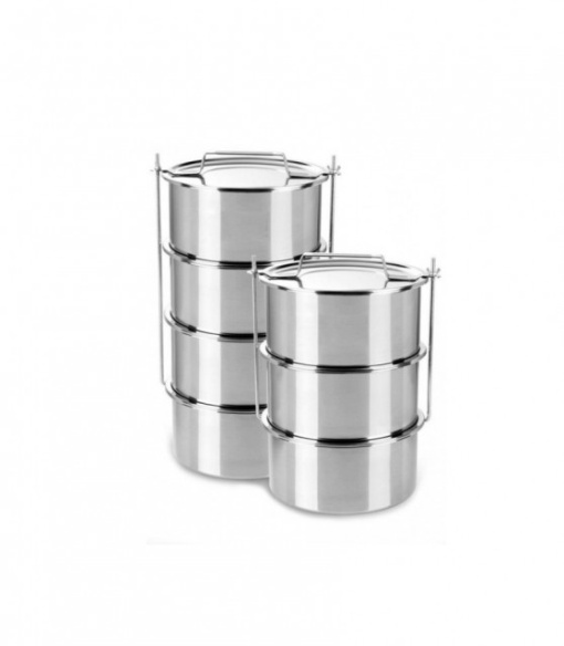 Recipiente, containere inox pentru transport mancare 4X8 lt - Img 3