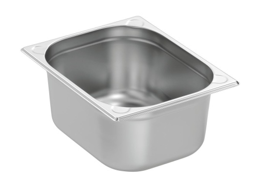 Tavă de inox (suprafață mată) GN1/2 h 150 mm - Img 3