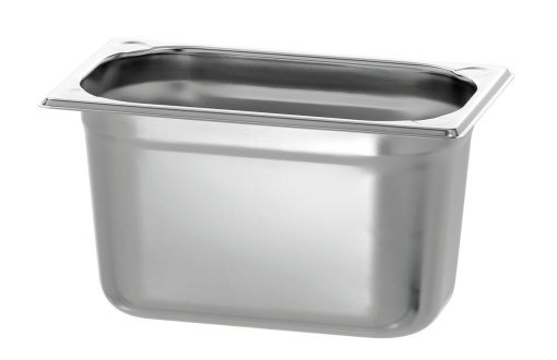 Tavă de inox (suprafață mată) GN1/4 h 150 mm - Img 2
