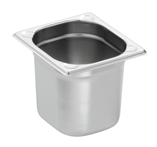 Tavă de inox (suprafață mată) GN1/6 h150 mm - Img 4