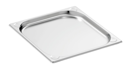 Tavă de inox (suprafață mată) GN2/3 h 20 mm - Img 3