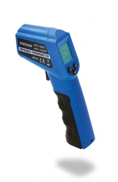 Termometru pistol digital cu laser -50°C/+550°C pentru mâncare - Img 2