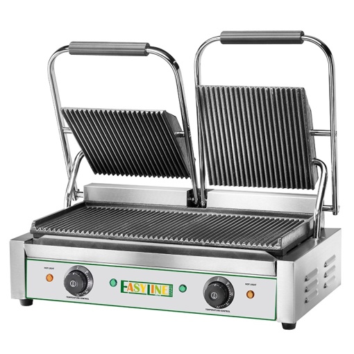 Toaster dublu cu mecanism prin apăsare pe plăci striate, Fimar - Img 2