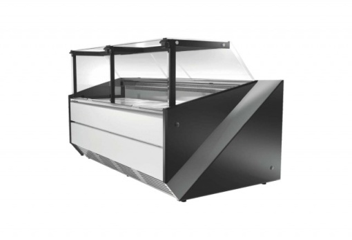 Vitrină frigorifică de expunere carne și mezeluri, L-X 197/120 - Img 2