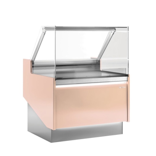 Vitrină frigorifică de expunere prăjituri, inox 938x1305 mm, patiserie, cofetărie sau brutărie Infrico - Img 6