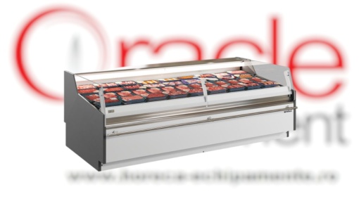 Vitrină frigorifică de expunere, supermarket, inox 1562x875 mm, Infrico