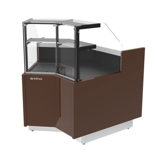 Vitrină frigorifică modulară de expunere cafenea/cofetărie/patiserie/magazin MAGNUS, 1365x1220 mm Infrico - Img 5