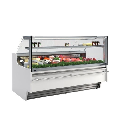 Vitrină frigorifică modulară de expunere, inox, 2500x1290 mm, incorporabilă, Infrico - Img 5