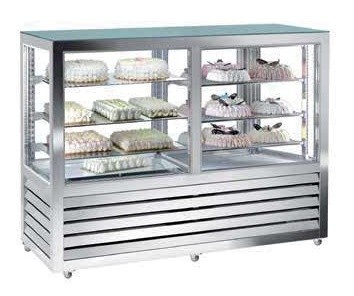 Vitrina frigorifica orizontala gelaterie-patiserie cu 2 usi 264+264 L