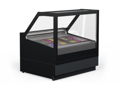 Vitrină frigorifică pentru înghețată CUBE 2 DEEP ICE, 14 cuve 165x360 mm - Img 4
