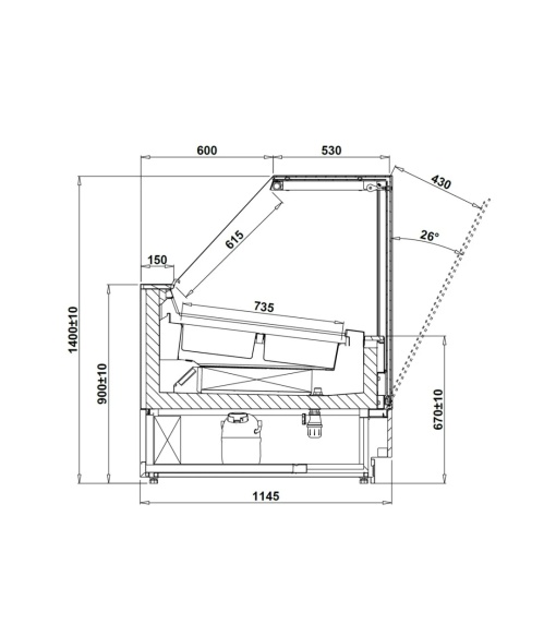 Vitrină frigorifică pentru înghețată CUBE 2 DEEP ICE, 18 cuve - Img 3