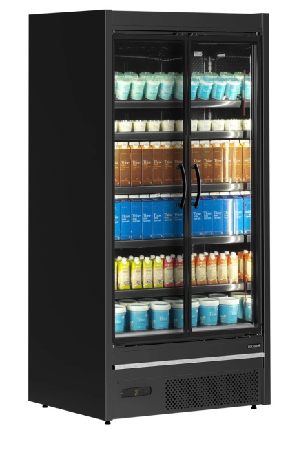 Vitrină frigorifică Supermarket 555 Litri cu ușă de sticlă, Tefcold - Img 5