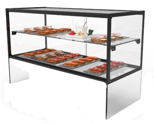 Vitrină neutră cu iluminare LED Zeppelin, 555x390x635 mm, Sayl - Img 2