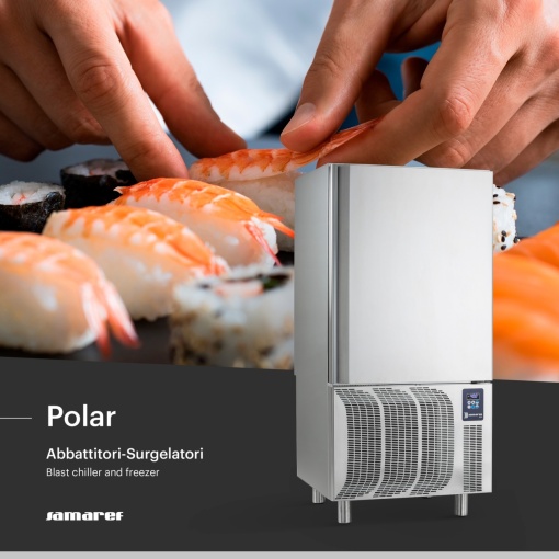 Abatitor / Blast chiller Polar, 16 tăvi GN1/1 sau 600x400 mm, Samaref - Img 3