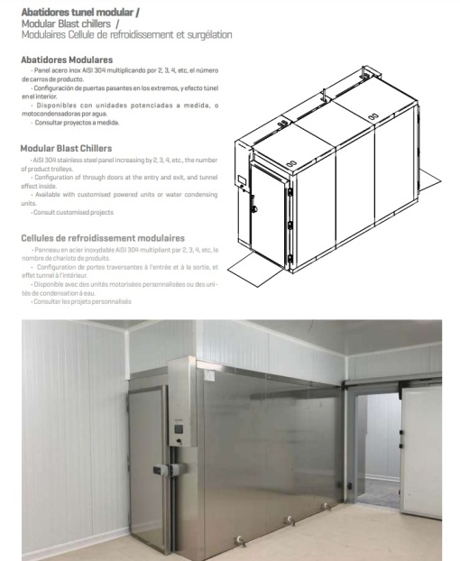 Abatitor Blast chiller ROLL IN, 5388 litri, Infrico - Img 5