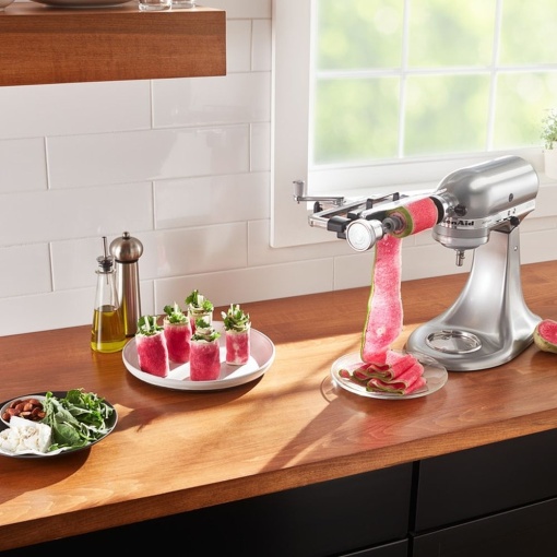 Accesoriu KitchenAid pentru tăiat foi legume și fructe, cu 2 lame - Img 5