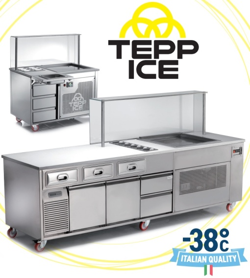Aparat de rulouri înghețată thailandeză, placă TEPP-ICE Casta - Img 7