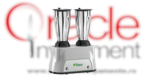 Blender profesional dublu 1,5+1,5 litri, pahare inox, Fimar