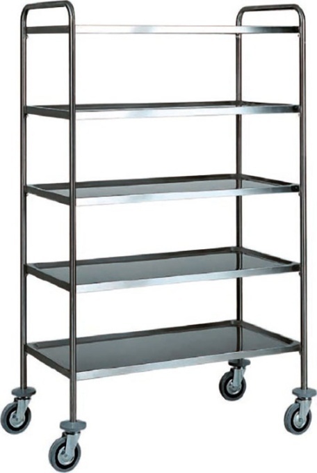 Cărucior inox, 5 polițe - Img 2