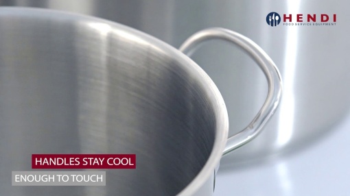 Cratiță cu capac 4,8 Litri, 24 cmx10,5 cm înălțime, inox, Hendi - Img 7